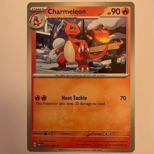 Charmeleon & Vulpix Pokemon Cards